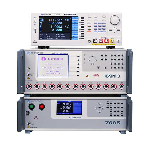 12 Microtest 6913 Motor Stator Test Sistemi - Görsel 1