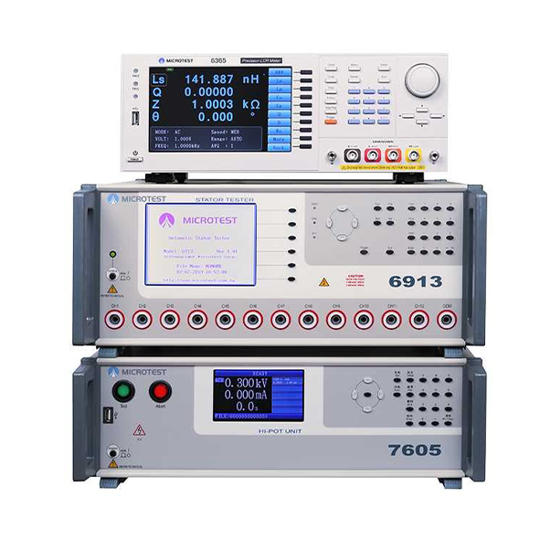 13 Microtest 6917 Motor Stator Test Sistemi - Görsel 1