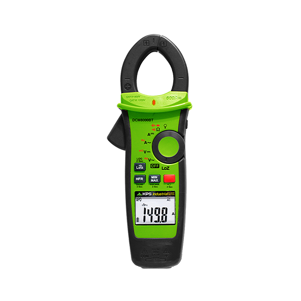 AC/DC 1000 V’ a kadar ölçüm fonksiyonu.
 	60 A-600 A’ a kadar AC/DC akım ölçüm fonksiyonu.
 	Diyot,kapasite,frekans,süreklilik ölçüm fonksiyonları